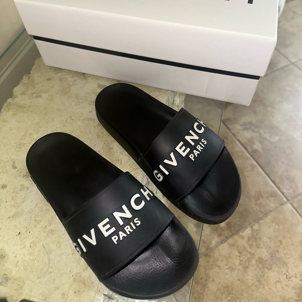 Black Givenchy Pool Slides (Box Included) - image 1